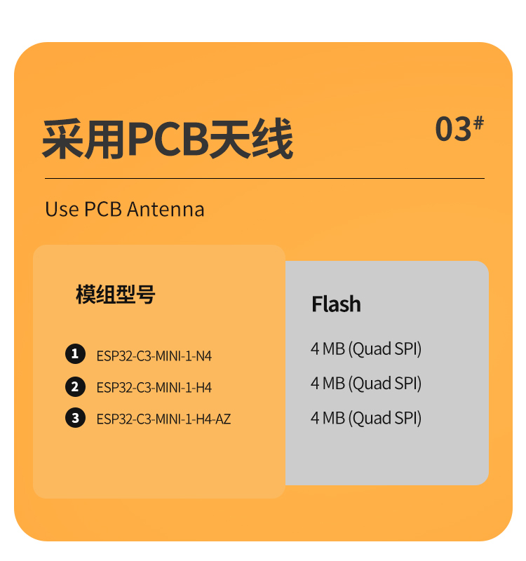 樂鑫一級代理商ESP32-C3-MINI-1 wifi與藍牙一體模塊wifi模組廠商